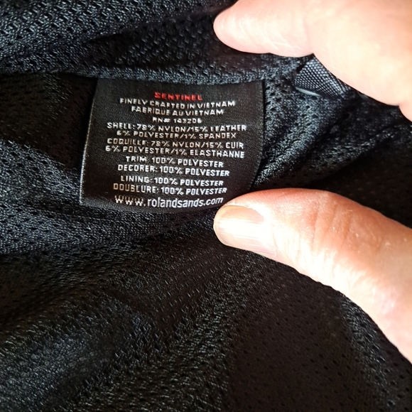 NWT Motorcycle Jacket Roland Sands W/liner Text Sentinel Anthra Body Protection - Picture 13 of 16